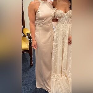 Amsale Jacinda Bridesmaid Dress - Champagne